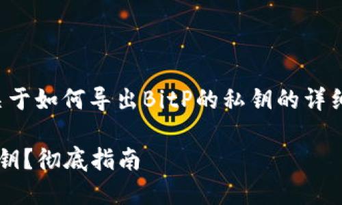 在这里，我将为您提供一个关于如何导出BitP的私钥的详细指南，包括相关的和关键词。

如何安全导出BitP钱包的私钥？彻底指南