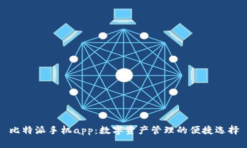 比特派手机app：数字资产管理的便捷选择