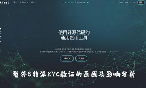 暂停B特派KYC验证的原因及影响分析