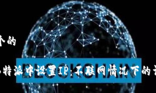思考一个的

如何在B特派中设置IP：不联网情况下的详细指南
