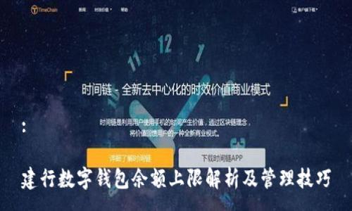 :

建行数字钱包余额上限解析及管理技巧