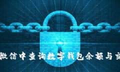 如何在微信中查询数字钱包余额与交易记录