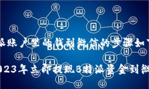 提现B特派账户里的钱到微信的步骤如下：

### 2023年立即提现B特派资金到微信的方法