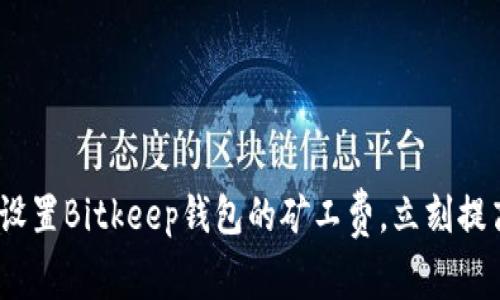 2025必看：如何设置Bitkeep钱包的矿工费，立刻提高您的交易效率！