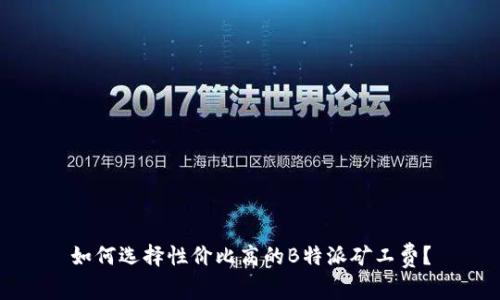 如何选择性价比高的B特派矿工费？